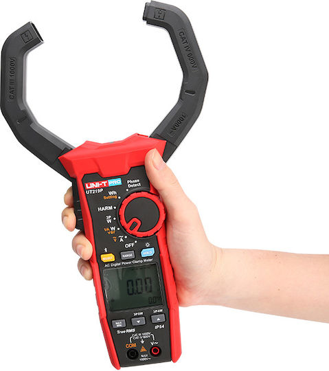Uni-T Αμπεροτσιμπίδα Ψηφιακή 1000A AC UT219P True RMS με Ακροδέκτες