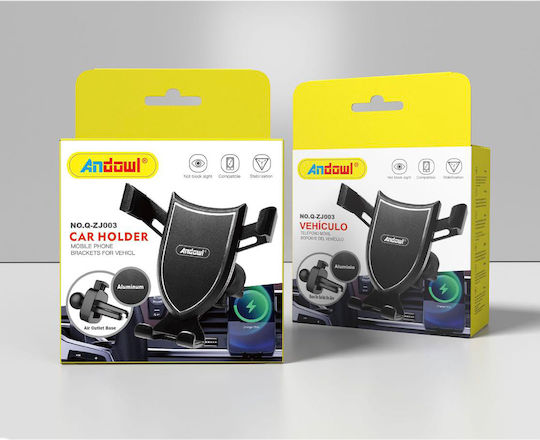 Andowl Qzj003 Car Mobile Mount with Adjustable Hooks Black