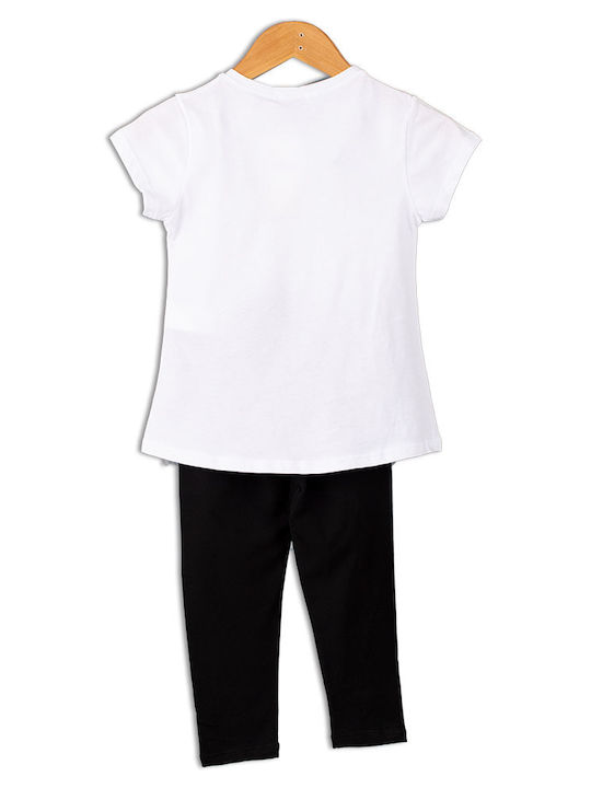 Good young white-black set for girls (5-8 years old)