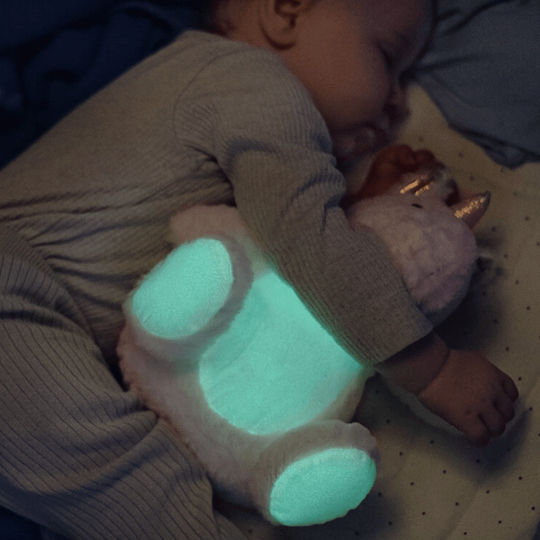 Schlafspielzeug Bunny aus Stoff mit Lichtern für 0++ Monate