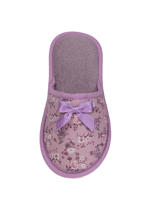 Amaryllis Slippers Winter Women's Slippers in Violet color