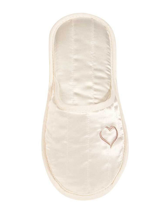 Amaryllis Slippers Papuci de damă pentru mireasă Women's Slippers in Bej color