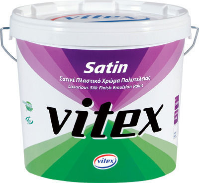 Vitex Satin Eco Πλαστικό Χρώμα Οικολογικό για Εσωτερική Χρήση 3lt