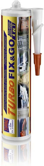 Turbo Fix&Go Sealant Silicone White 290ml