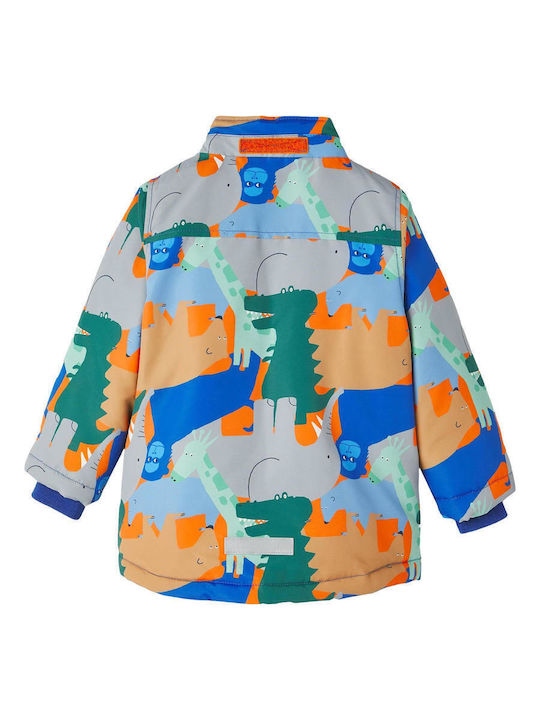 Kids' Casual Jacket Short with Hood Multicolour