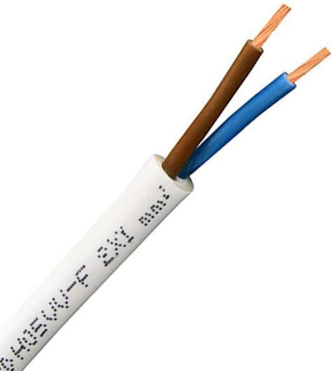 Nexans Power Cord with Cable Properties 4x1.5mm² in White Colour 1m Flexible