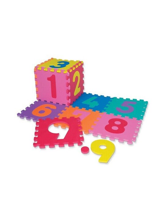 Educational Kids Floor Puzzle Foam with Numbers Multicolored 10 Pieces 81002HGN30CL