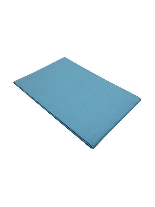 Le Blanc Cotton Line Σεντόνι Υπέρδιπλο 220x240εκ. Τιρκουάζ