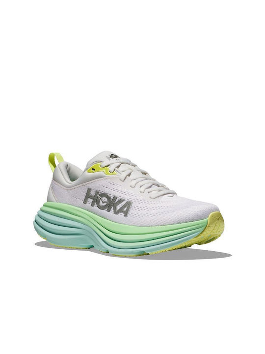 Hoka Bondi 8 Femei Pantofi sport Alergare Albe