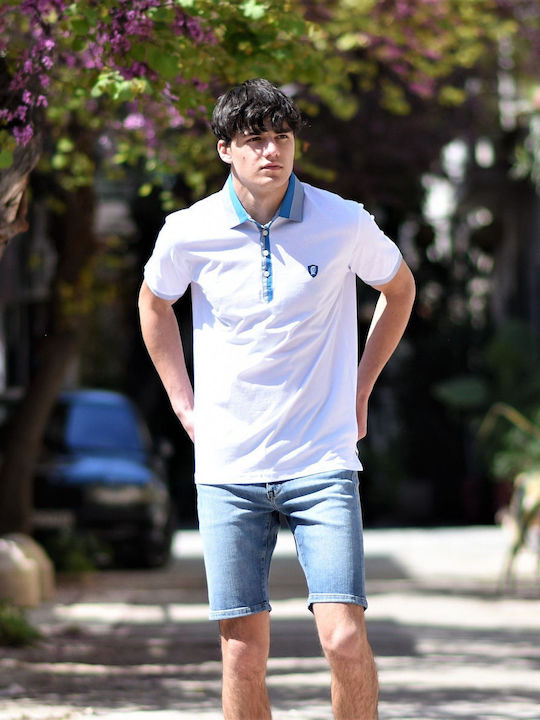 Polo Short Sleeve Blouse White