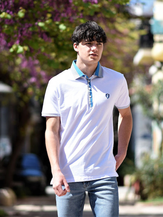 Polo Short Sleeve Blouse White