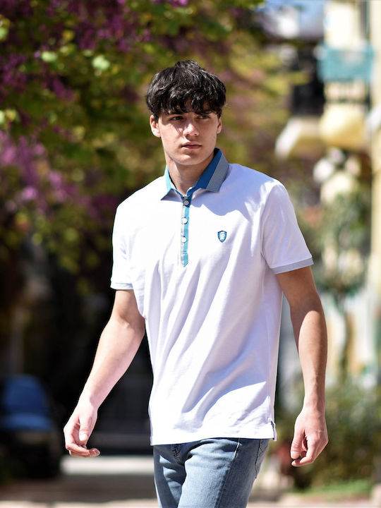 Polo Short Sleeve Blouse White