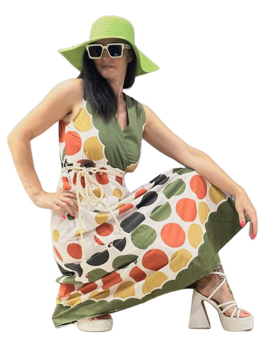 Summer Midi Dress Khaki