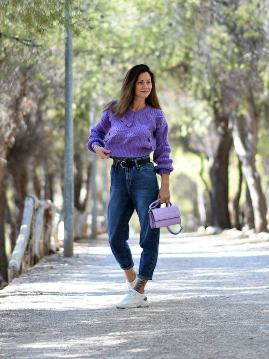 High Waist Women's Jean Trousers