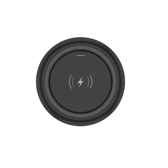 Devia Ασύρματος Φορτιστής (Qi Pad) 15W Μαύρος (Allen Series)