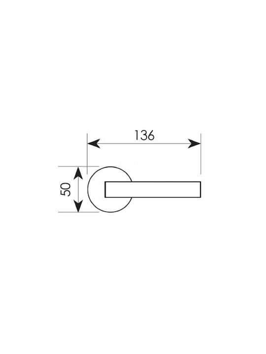 Zogometal Lever Front Door with Rosette Right 371 371 with Rosette URL