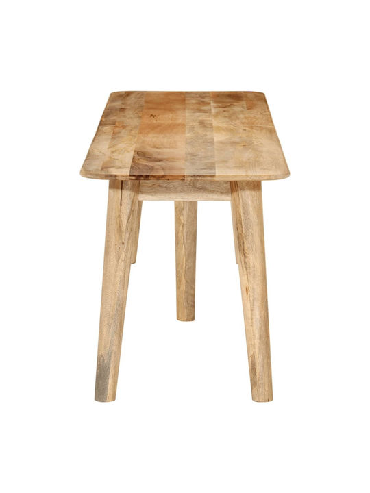 Bancă De Bucătărie Cu Suprafeță Din Lemn Alb 160x40x45cm