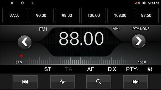 Digital IQ Ηχοσύστημα Αυτοκινήτου 2DIN (Bluetooth/USB/AUX/WiFi/GPS/Apple-Carplay/Android-Auto) με Οθόνη Αφής 7"