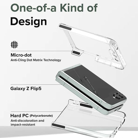 Ringke Slim Back Cover Πλαστικό Μαύρο (Galaxy Z Flip5)