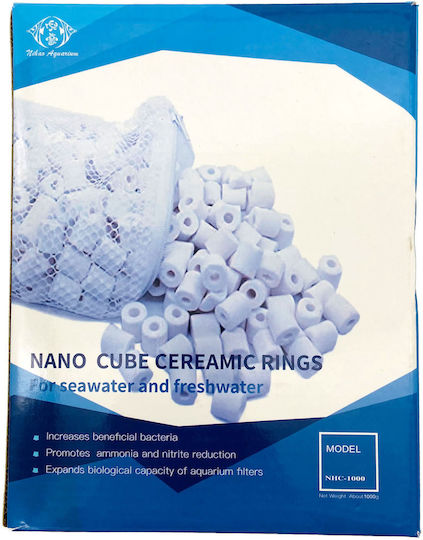 Tpster Ceramic Macaroni for Aquarium Filtration Aquarium Soils / Substrates 1kg