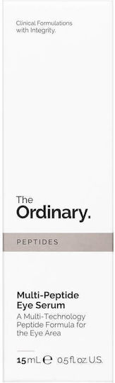 The Ordinary Multi-Peptide Αντιγηραντικό Serum Ματιών με Νιασιναμίδη & Πεπτίδια για Μαύρους Κύκλους & Σακούλες 15ml