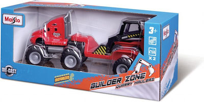 Maisto Builder Zone Quarry Hauler Truck with Set for 3++ Years (Various Designs) 1pc