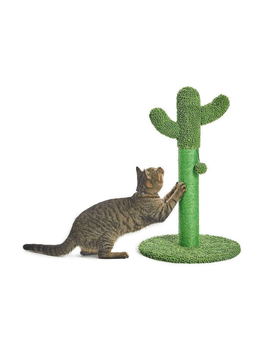 Animal Cactus Cat Scratching Post Poles Green 40x40x65cm.