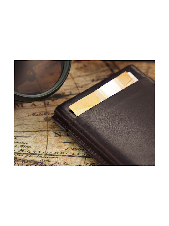 Men's Wallet Cards with RFID Brown