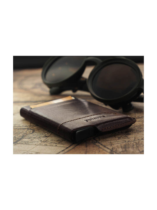 Men's Wallet Cards with RFID Brown