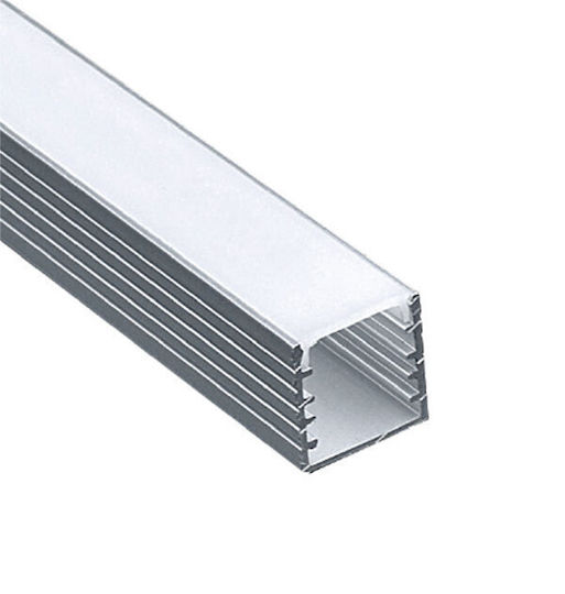 Aca Mini Walled Aluminum Profile for LED Strip with Opal Cover