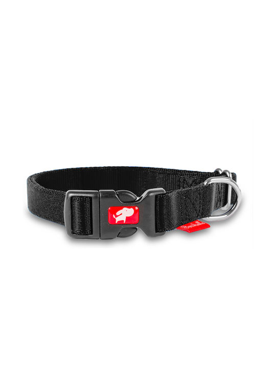 Ferribiella Hundehalsband in Schwarz Farbe 15mm x 25 - 40cm