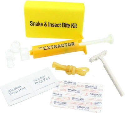 Soft Snake & Insect Bite Kit Poison Suction Device with 4 Suction Cup Sizes