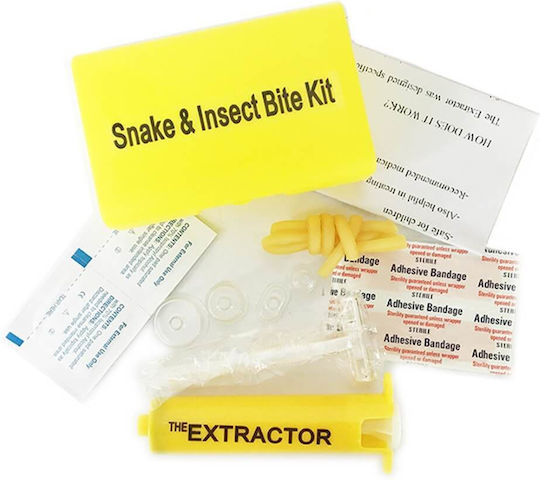 Soft Snake & Insect Bite Kit Poison Suction Device with 4 Suction Cup Sizes
