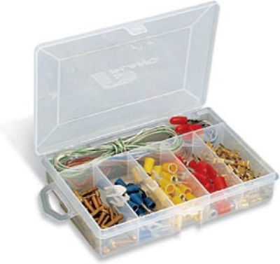 Plano 3449 Tool Compartment Organiser 6 Slot Transparent 16.5x12x3.5cm