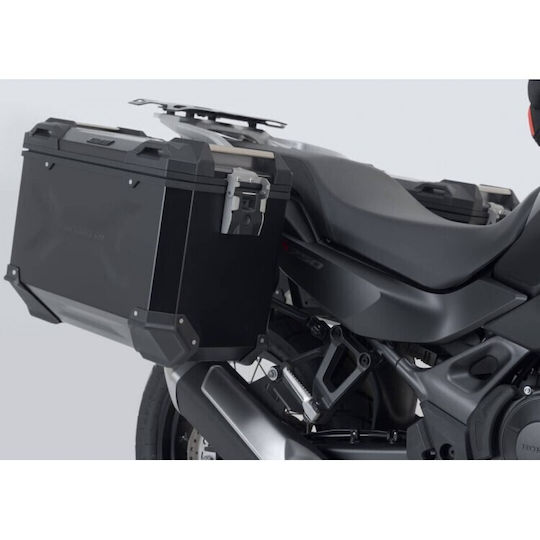 SW-Motech Set de Genti Laterale pentru Motociclete Aluminiu 45lt in Negru culoare