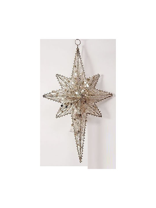 Iliadis Christmas Star Ornament Ecru