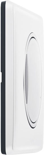 Legrand Celiane Netatmo Recessed Dimmer Switch with LED Frame Rotary 300W in White Color