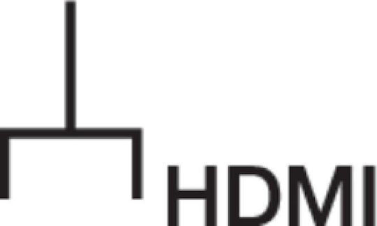 Hager S.1 Πρίζα HDMI χωρίς Πλαίσιο με Γωνία Σύνδεσης 90° σε Λευκό χρώμα 3315438989
