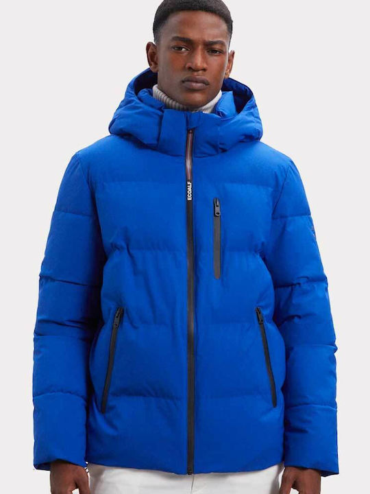 Ecoalf Men's Winter Puffer Jacket Blue