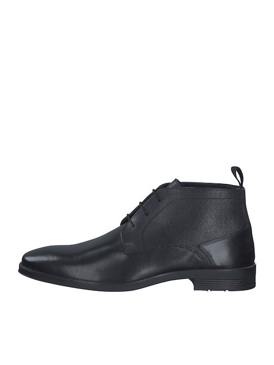 Leather Black Men's Boots Anatomical
