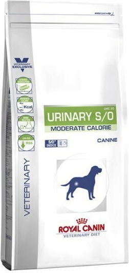 Royal Canin Veterinary Urinary S/O Moderate Calorie 1.5kg Dry Food Diet for Adult Dogs with Poultry and Rice