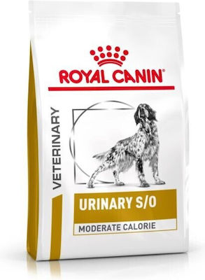 Royal Canin Veterinary Urinary S/O Moderate Calorie 1.5kg Hrană Uscată Dietă pentru Câini Adulți cu Păsări de curte și Orez