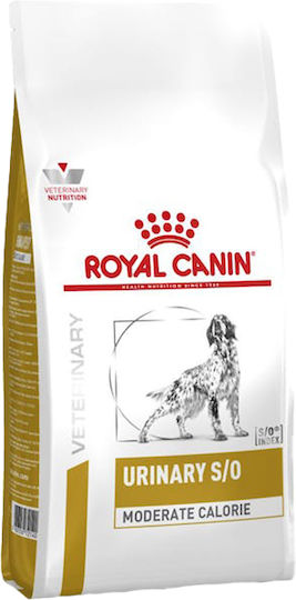 Royal Canin Veterinary Urinary S/O Moderate Calorie 1.5kg Dry Food Diet for Adult Dogs with Poultry and Rice
