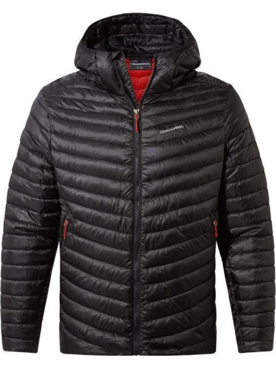 Winter Jacket Puffer Windproof Black