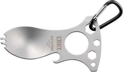 Columbia River Knives EAT'N Tool Multi-tool Silver with Blade made of Stainless Steel