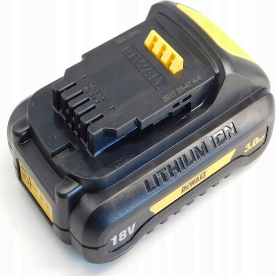 DEWALT Werkzeugbatterie Lithium 18V mit Kapazität 3Ah XR