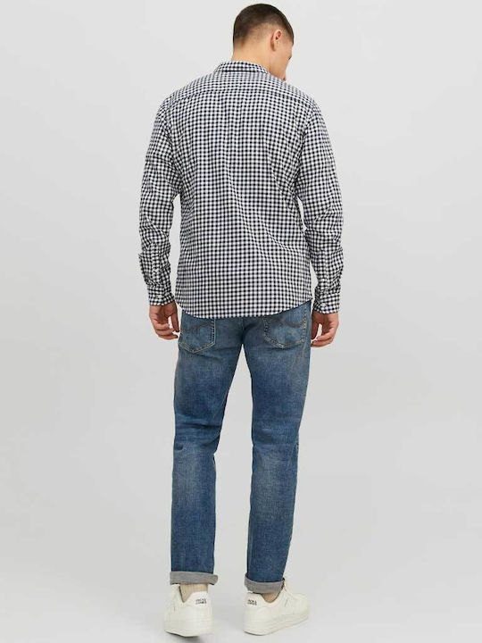 Long-sleeved Flannel Shirt Checked Cloud Dancer