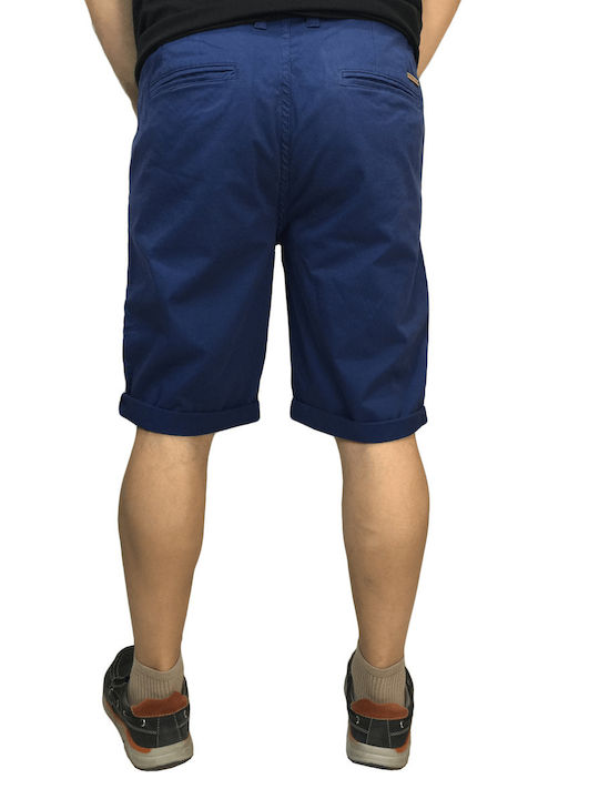 Frank Tailor Men's Shorts Chino Blue