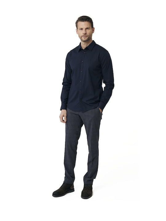 Long-sleeved Shirt Navy Blue