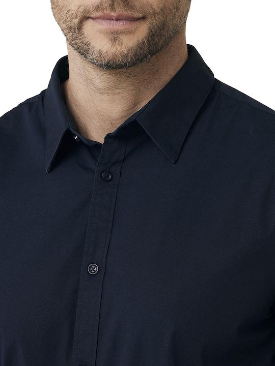 Long-sleeved Shirt Navy Blue